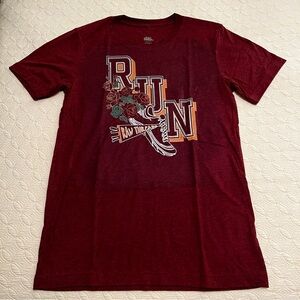 NEW Raw Threads Shirt of the Month Floral Unisex Running Shirt (size Small)